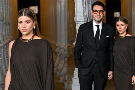 Sofia Richie Embraces Minimalism in Saint Laurent at LACMA 